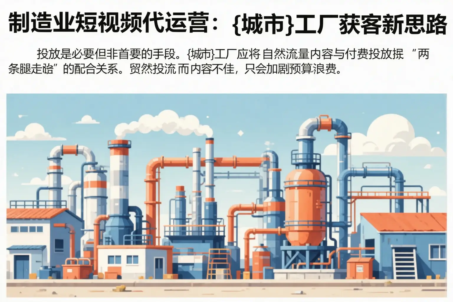 制造业短视频代运营:绥阳工厂获客新思路